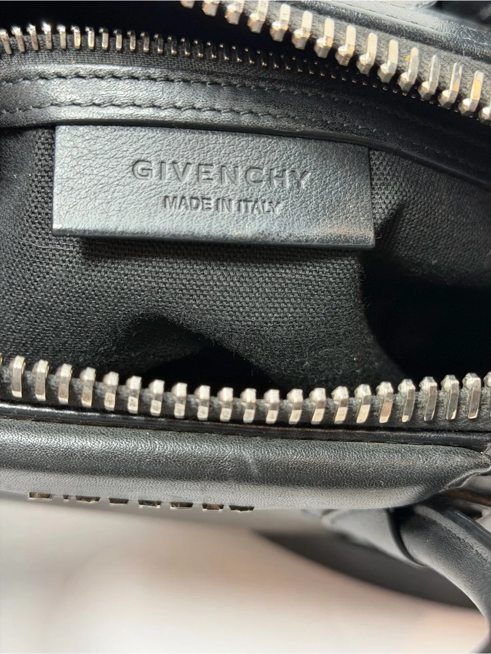 Givenchy Black Antigona Leather Satchel with strap